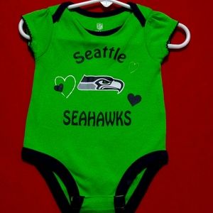 Seattle Seahawks Team Baby Onesie